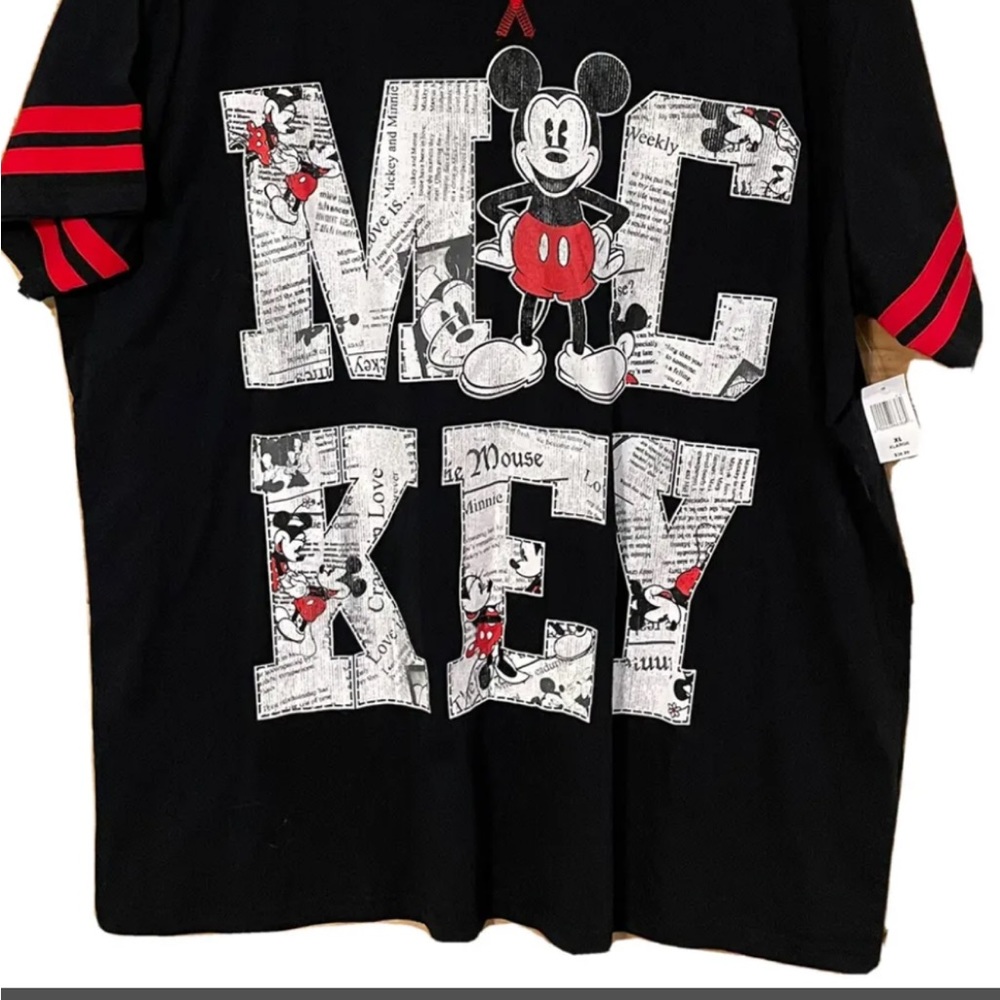 Mickey Mouse Newsprint Tee